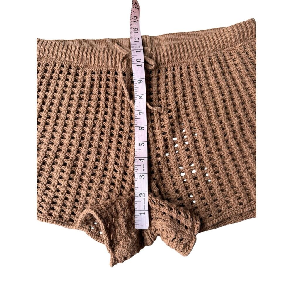 Wild Fable Crochet Crop Top & Shorts Swimsuit Cover-up Set Size M - Picture 5 of 9